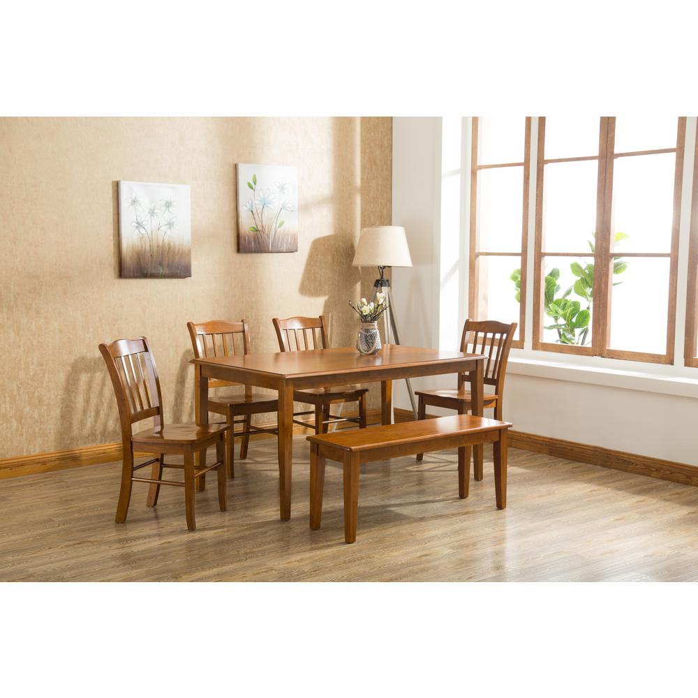 Shaker 6-Piece Dining Set - Walnut