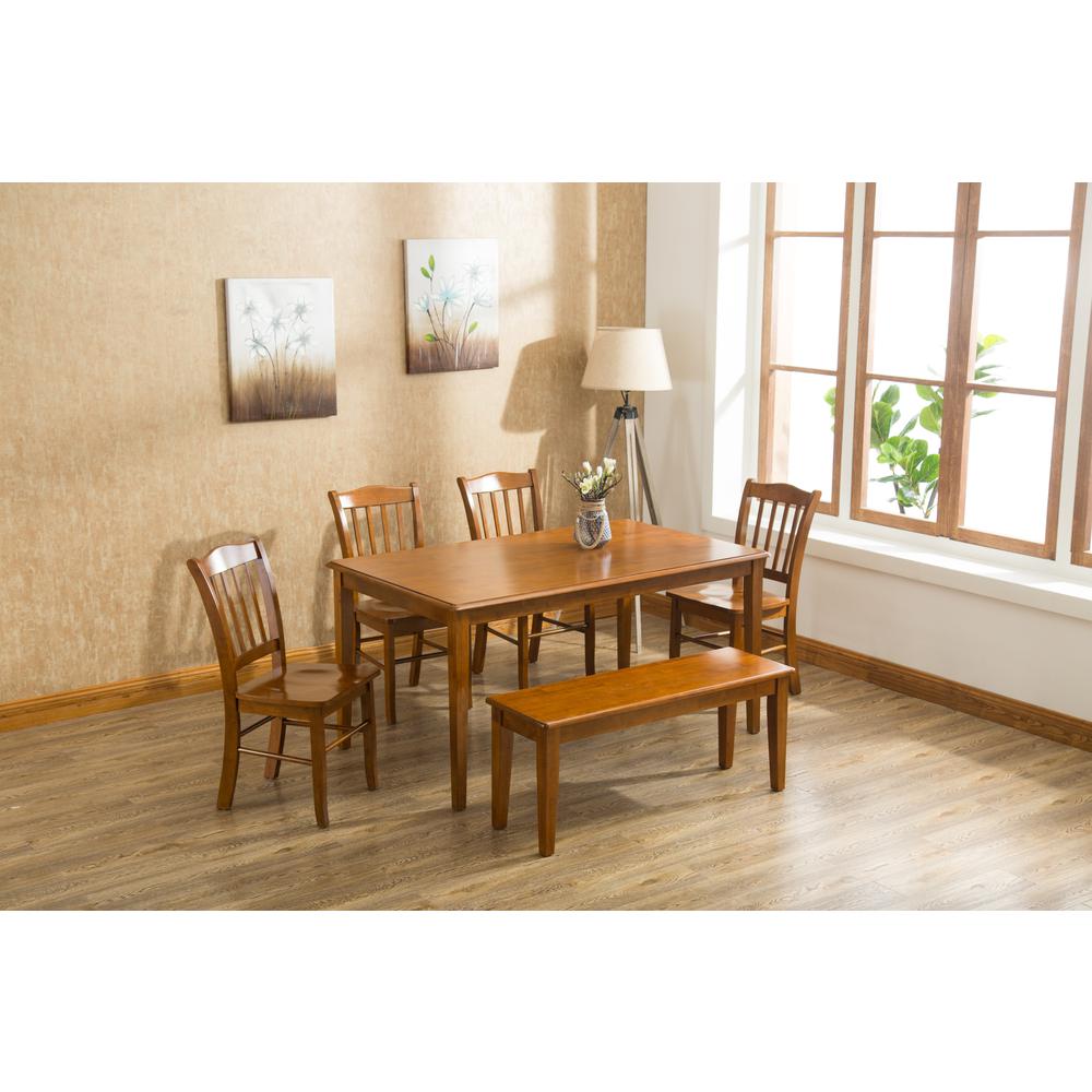 Shaker 6-Piece Dining Set - Walnut