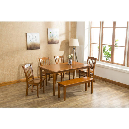 Shaker 6-Piece Dining Set - Walnut