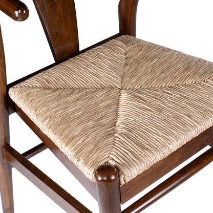 Wishbone Dining Chairs - Set of 2 - Cappuccino Finish