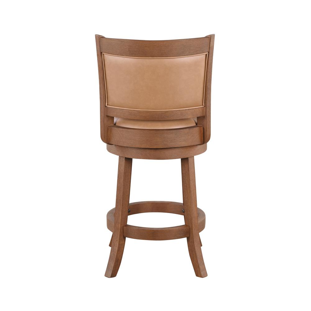 Augusta 26" Swivel Counter Stool - Chestnut Wire-Brush