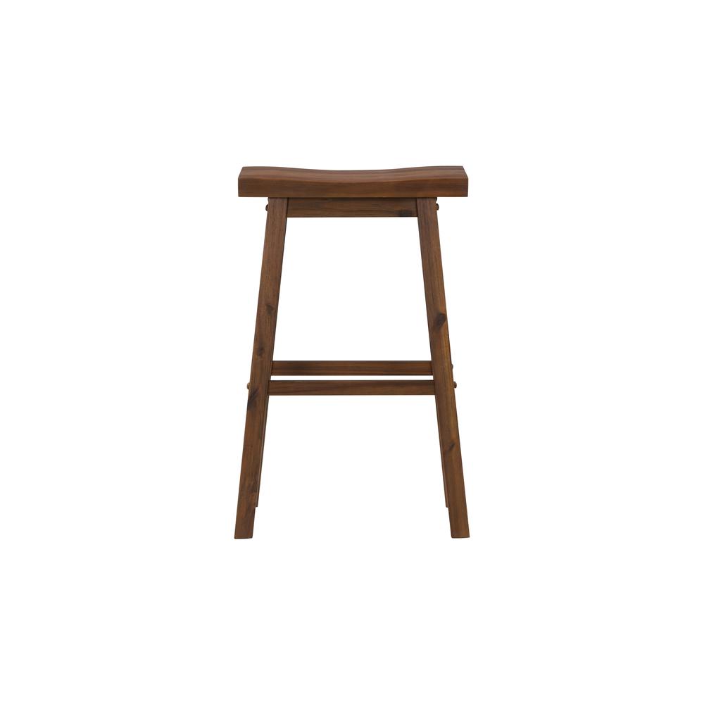 Sonoma Backless Saddle Bar Stool - Chestnut Wire-Brush