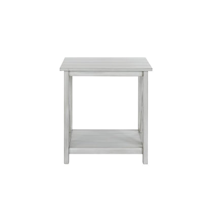 Jamestown End Table - Antique White
