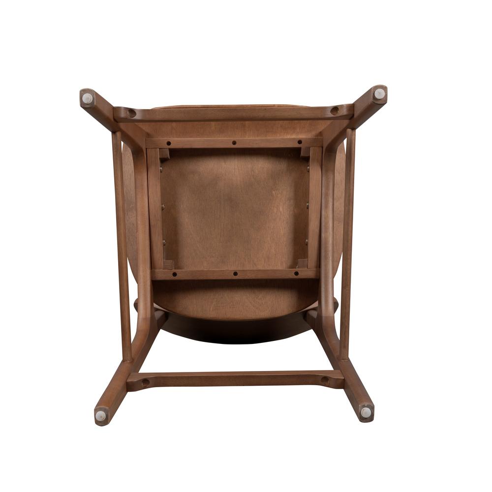 Solvang Wood Bar Stool- Brown Ale Finish
