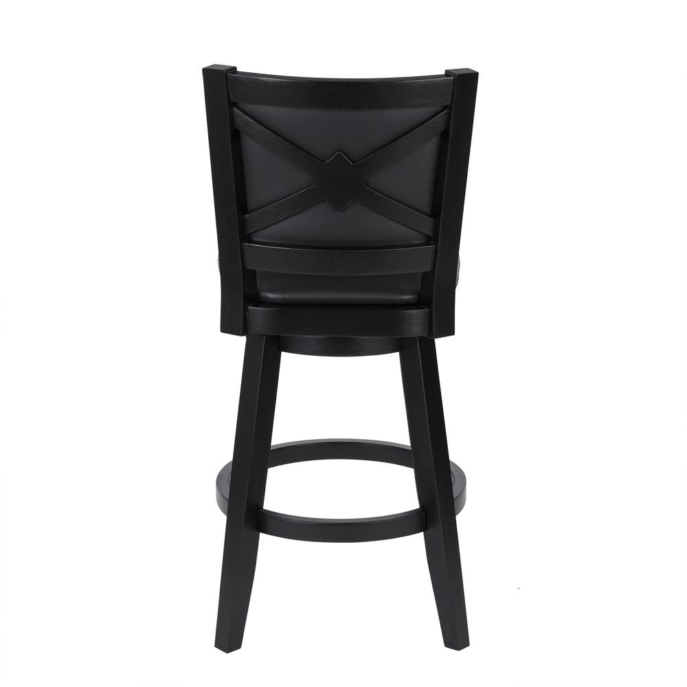Broadmoor Bar Height Swivel Stool - Black