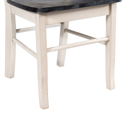 Shaker Dining Chairs - Set of 2 - European Black Ash/Antique White