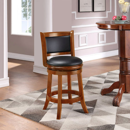 Augusta Swivel Counter Stool - Cherry
