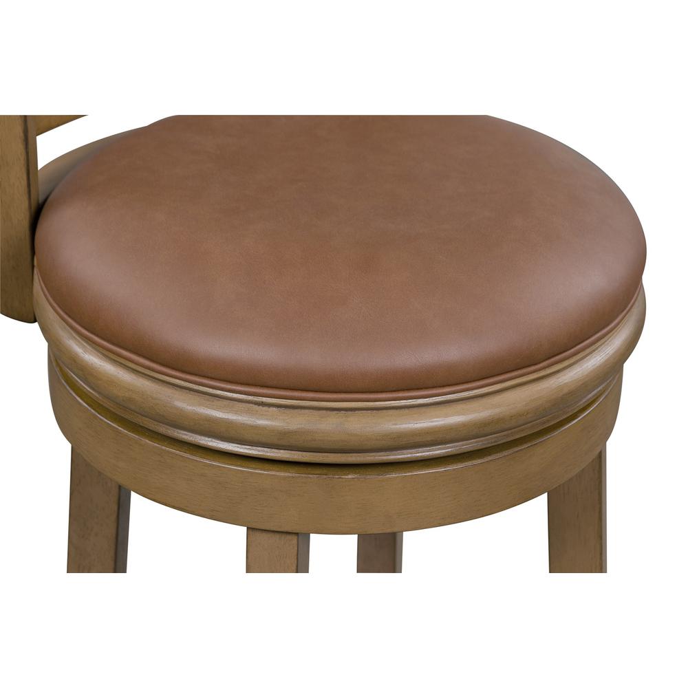 Augusta 26" Swivel Counter Stool - Distressed Sandrift