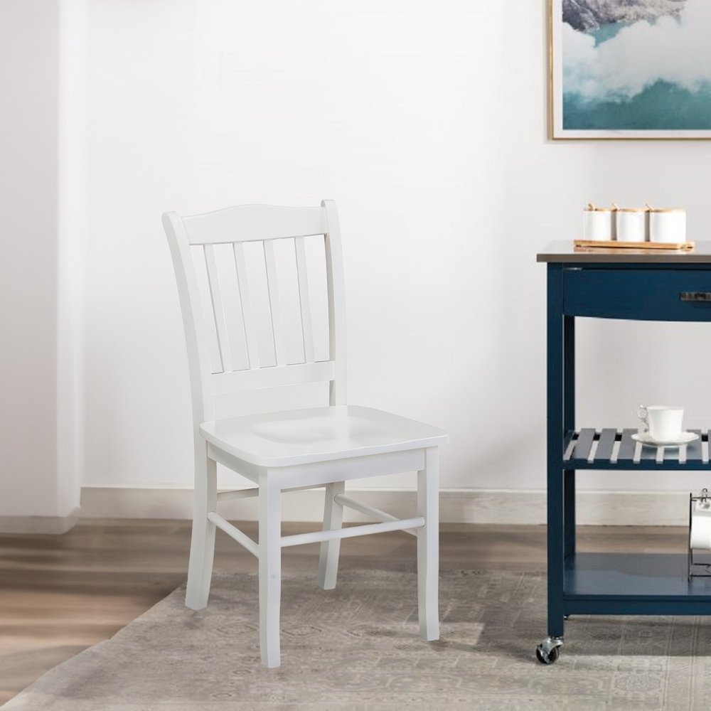 Shaker Dining Chairs, Set of 2 – Cream Finish