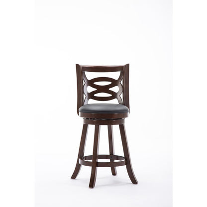 Seina Swivel Counter Stool - Cappuccino
