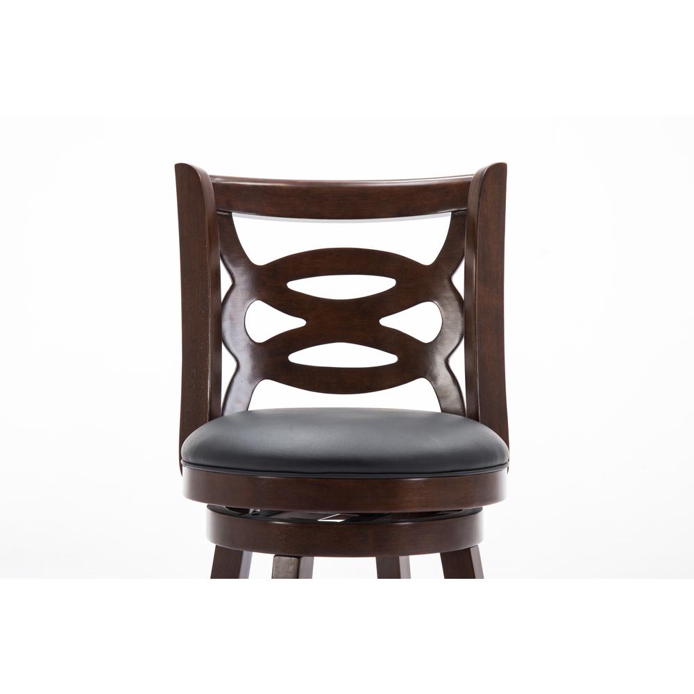 Seina Swivel Counter Stool - Cappuccino