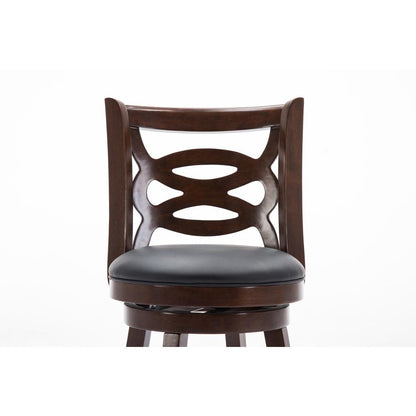Seina Swivel Counter Stool - Cappuccino