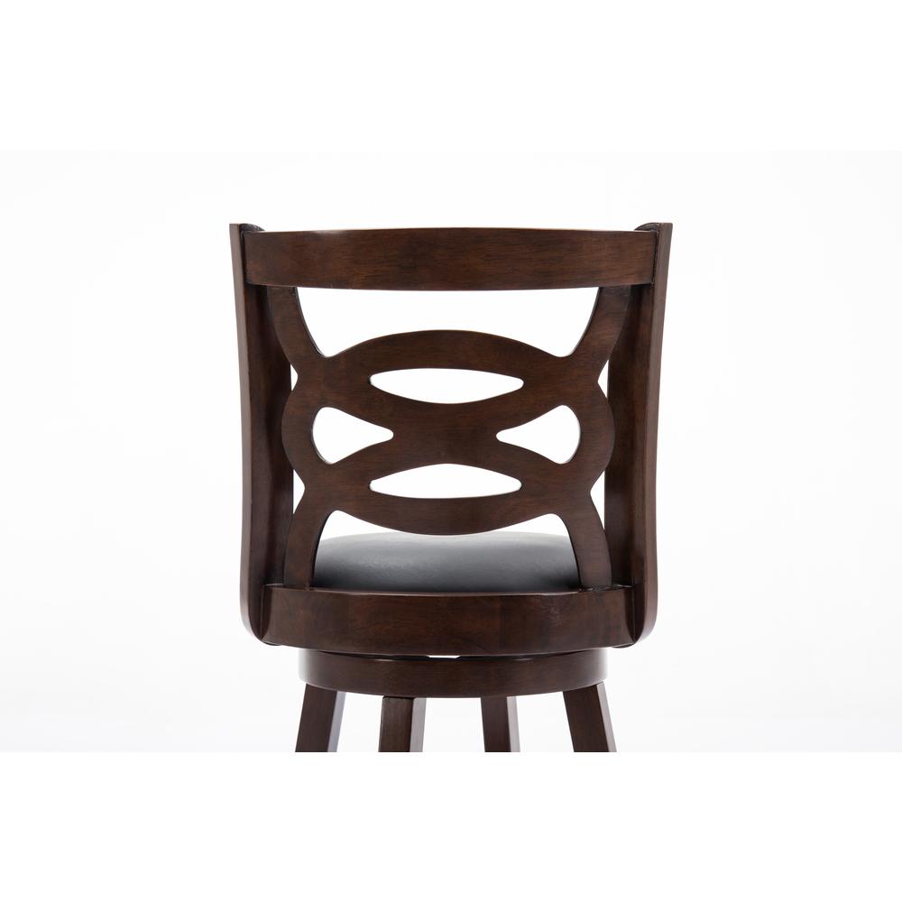 Seina Swivel Counter Stool - Cappuccino