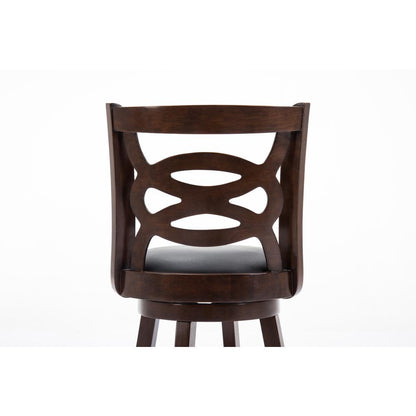 Seina Swivel Counter Stool - Cappuccino
