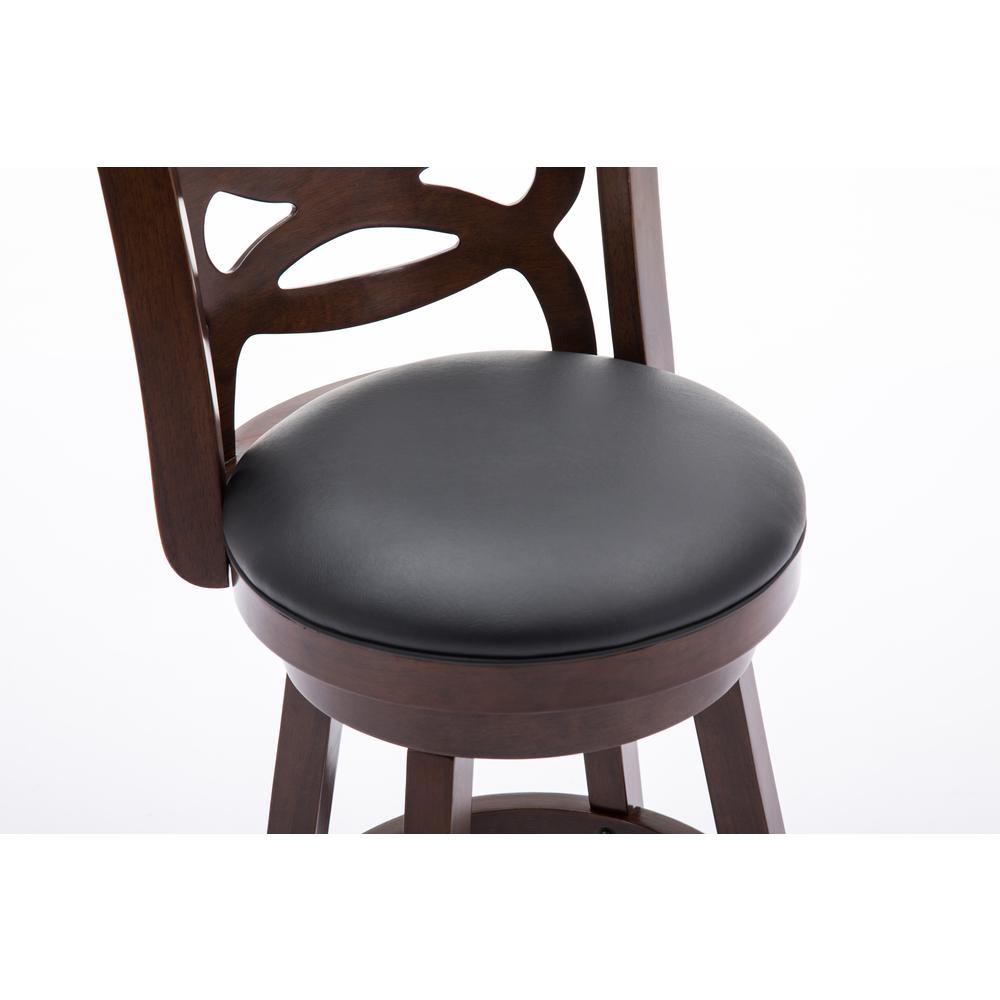 Seina Swivel Counter Stool - Cappuccino