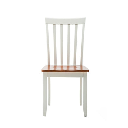 Bloomington Dining Chairs, Set of 2 - Cream/Honey Oak