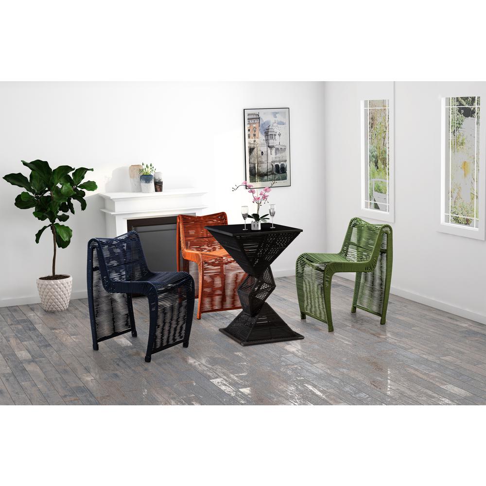 Lorenzo Blue Rope Counter Stool - Set of 2