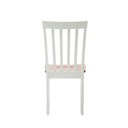 Bloomington Dining Chairs, Set of 2 - Cream/Honey Oak