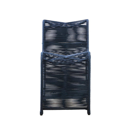 Lorenzo Blue Rope Counter Stool - Set of 2