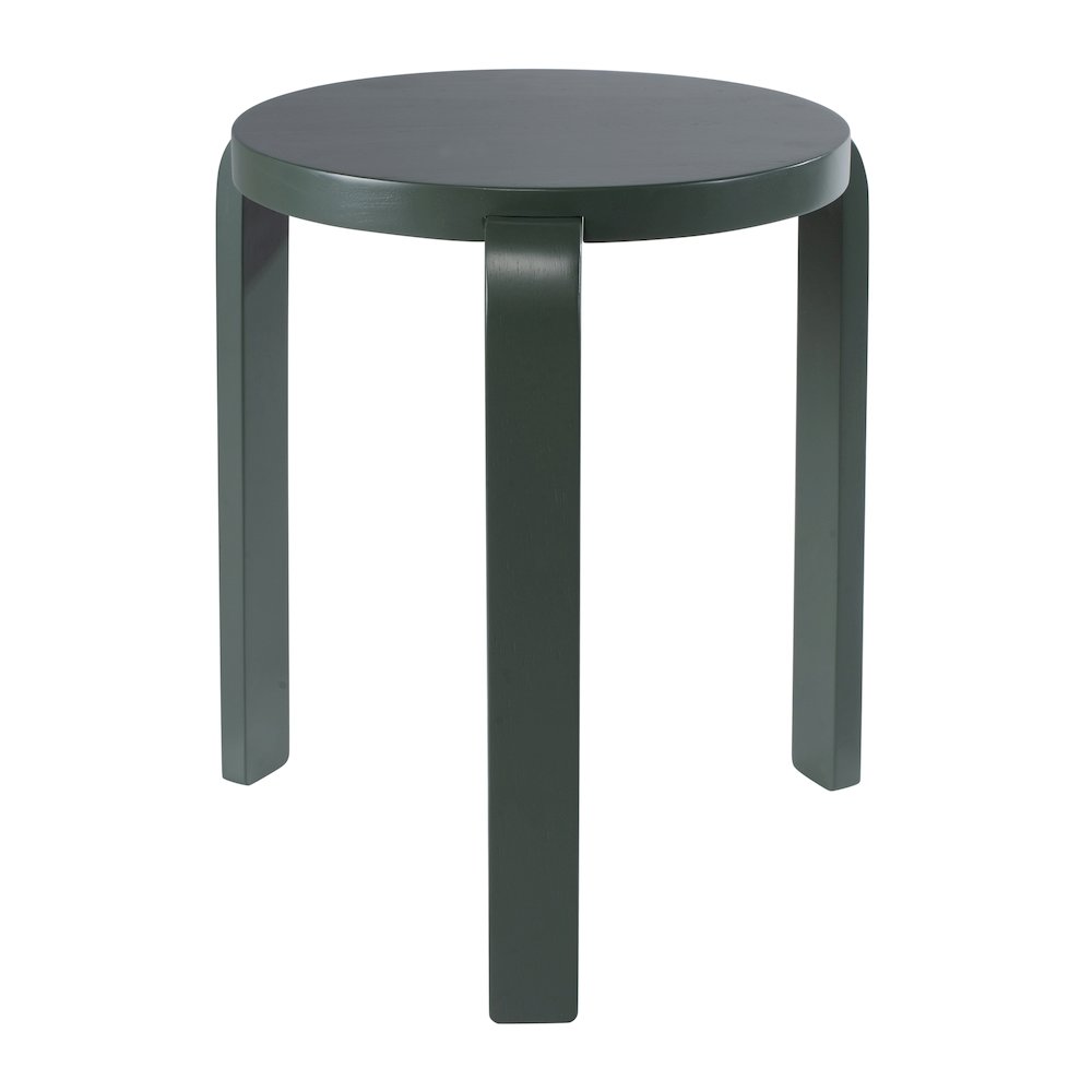 Mateo Round Backless Stacking Stools - Set of 2 - Spanish Moss