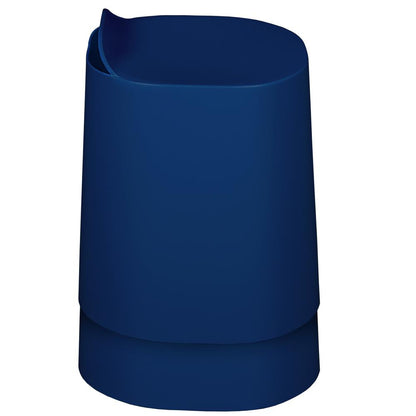 Regency Dott Plastic Stackable Stools (Set of 2)- Navy Blue