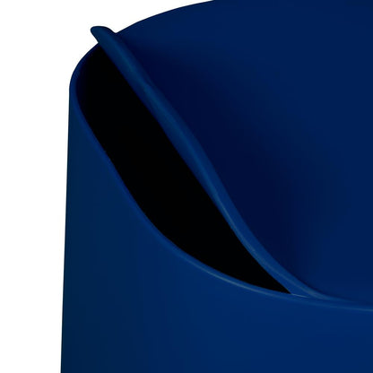 Regency Dott Plastic Stackable Stools (Set of 2)- Navy Blue