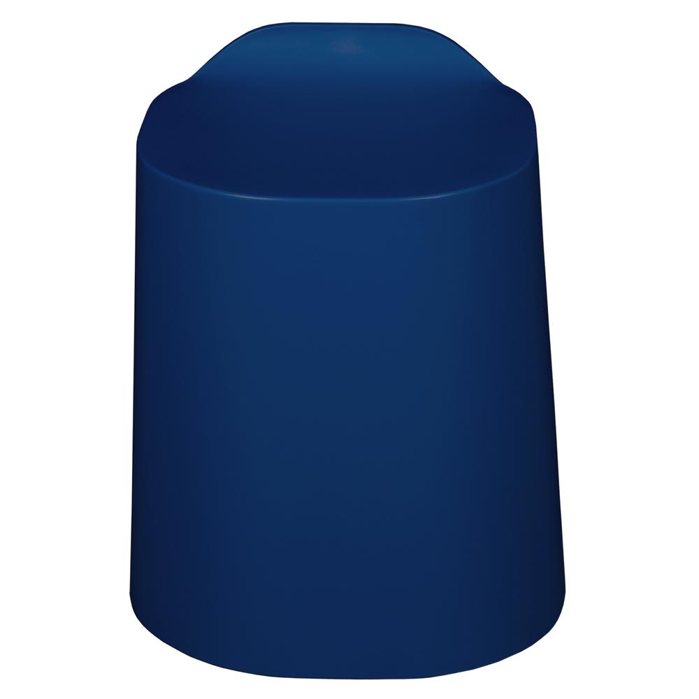 Regency Dott Plastic Stackable Stools (Set of 4)- Navy Blue