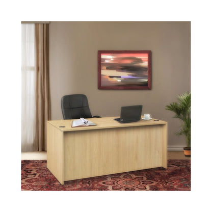 60 x 30 in. Office Desk with Double Pedestal Drawer Unit- Noble Oak