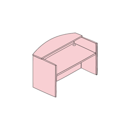 Legacy Reception Desk Shell- Cherry