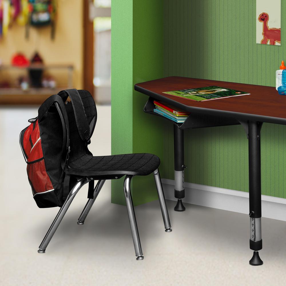 Andy 15" Stack Chair (4 pack)- Black