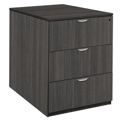 Legacy Stand Up Back to Back Lateral File/ Desk- Ash Grey