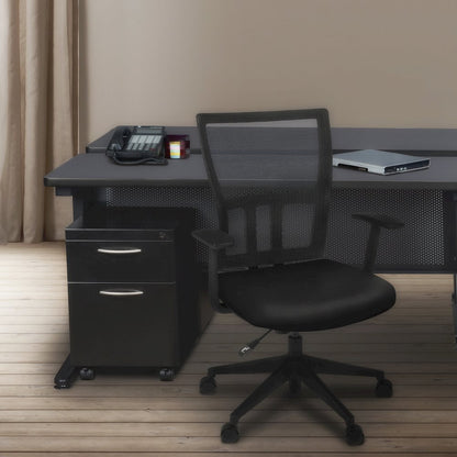 72 x 58 in. 2 Person Bench Workstation Desk- Grey