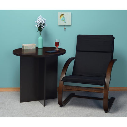 Niche Mia Bentwood Reclining Chair- Mocha Walnut/ Black