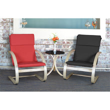 Mia Bentwood Reclining Chair- Natural/ Black