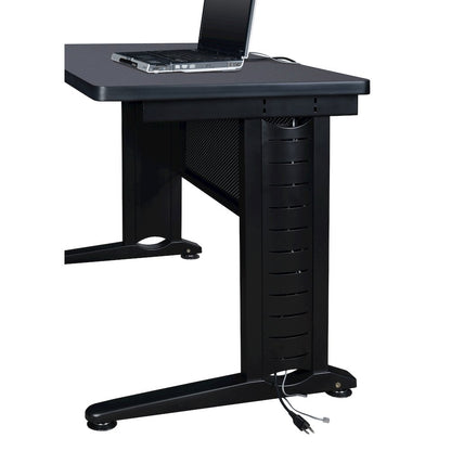 72 x 30 Teachers Desk with Single Pedestal Drawer Unit- Grey