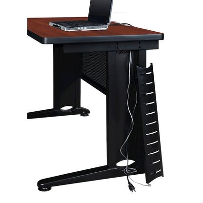 72 x 58 in. 2 Person Bench Workstation Desk- Cherry