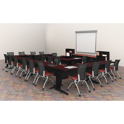 60 x 24 in. Seminar Training Table- Mahogany