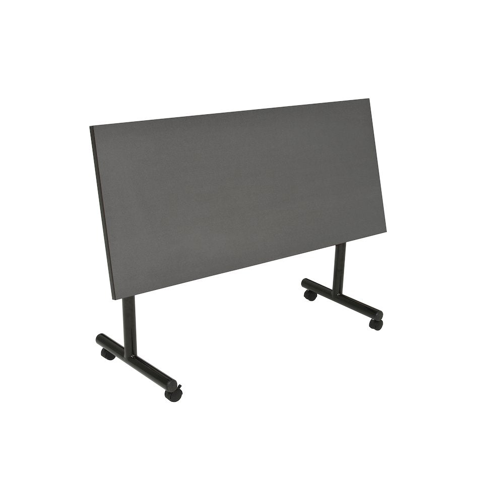 48 x 24 in. Flip-Top Training Nesting Table- Grey, 2 Cadence Nesting Chairs