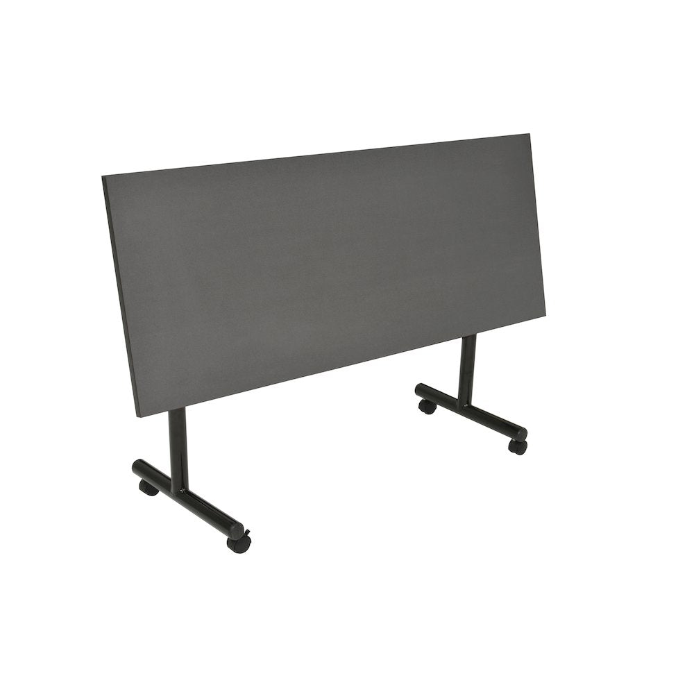 60 x 24 in. Flip-Top Training Nesting Table- Grey, 2 Cadence Nesting Chairs