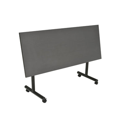 60 x 24 in. Flip-Top Training Nesting Table- Grey, 2 Cadence Nesting Chairs