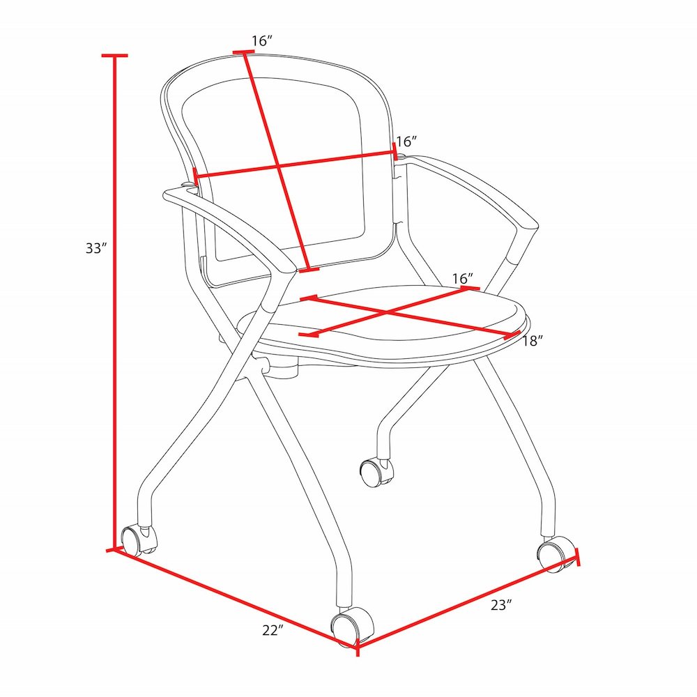 48 x 24 in. Flip-Top Privacy Nesting Table- Cherry, 2 Cadence Nesting Chairs