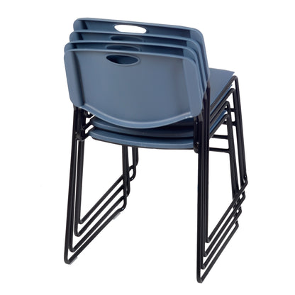 Zeng Stack Chair (4 pack)- Blue