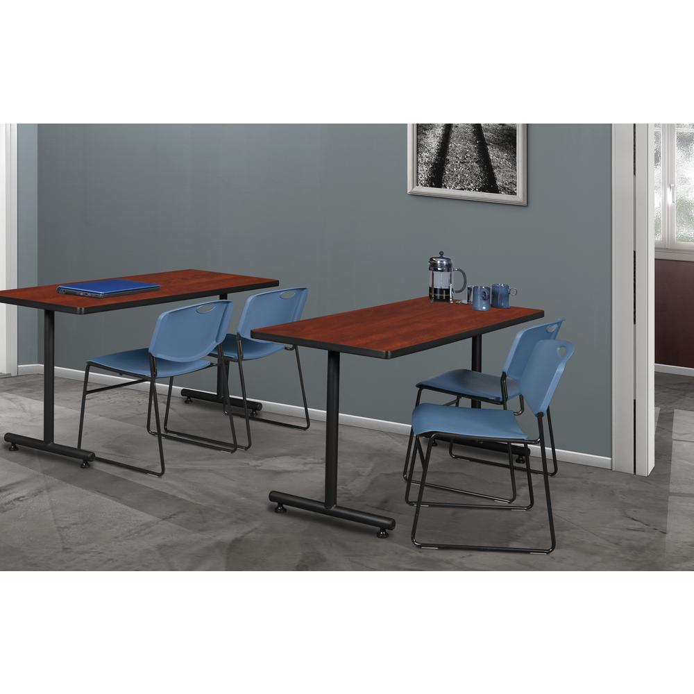 Zeng Stack Chair (4 pack)- Blue