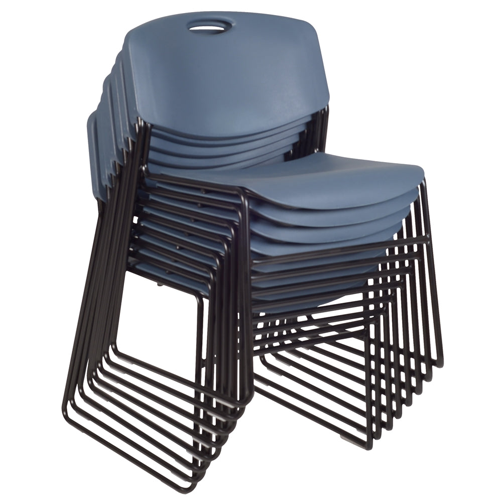 Zeng Stack Chair (8 pack)- Blue