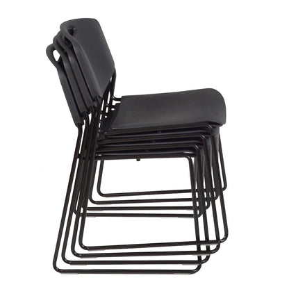 Zeng Stack Chair (4 pack)- Black