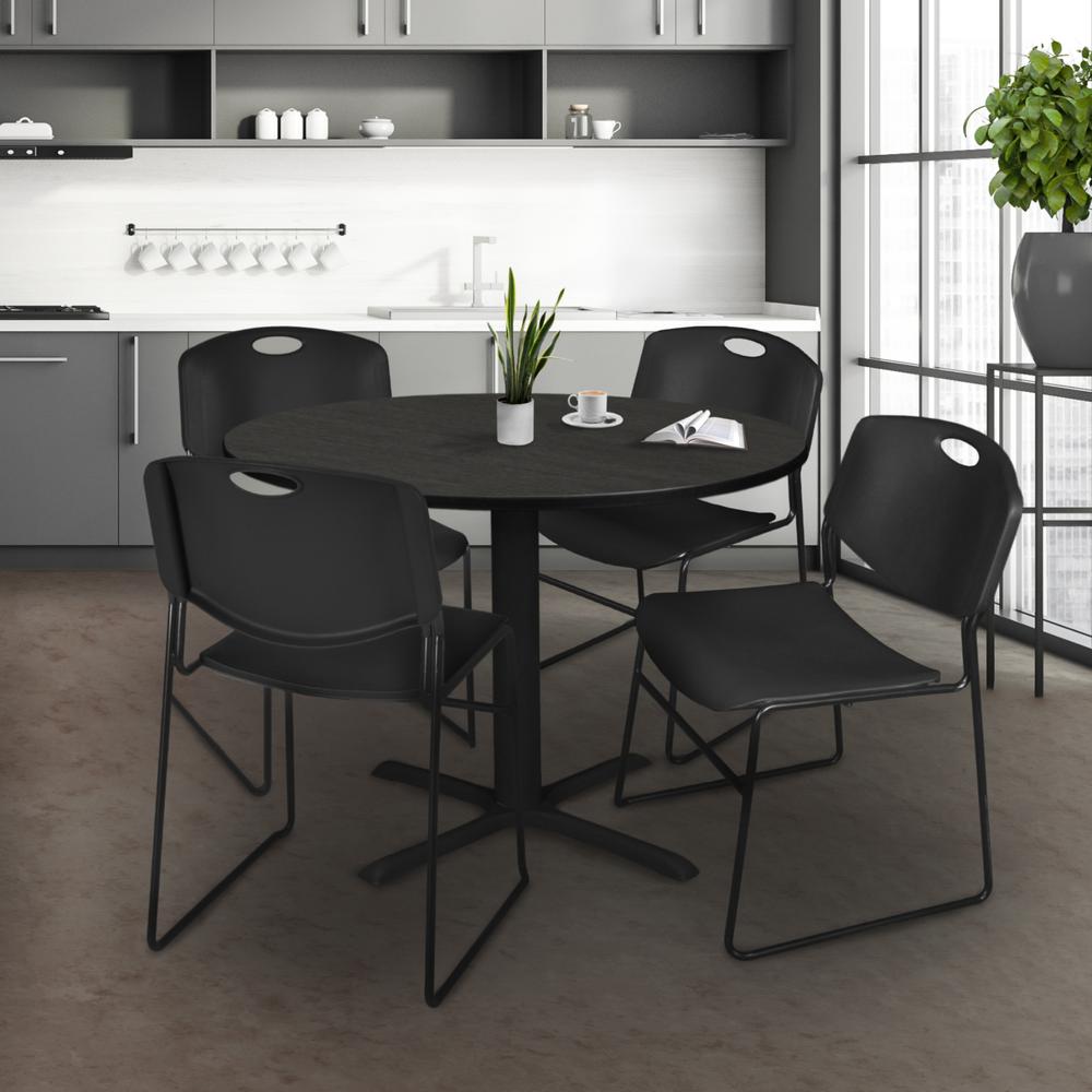 Zeng Stack Chair (50 pack)- Black