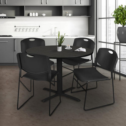 Zeng Stack Chair (8 pack)- Black