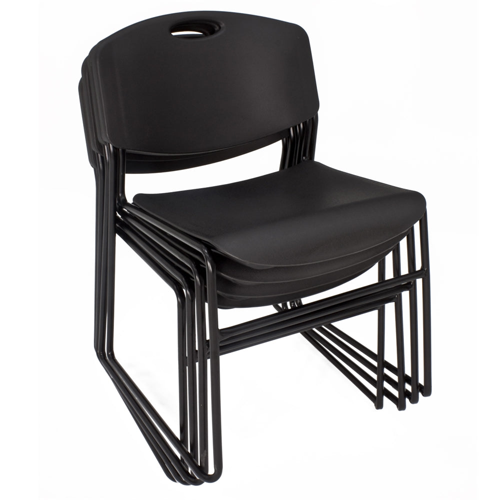 Zeng Stack Chair (50 pack)- Black