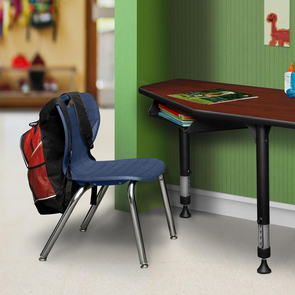 Andy 15" Stack Chair (20 pack)- Navy Blue