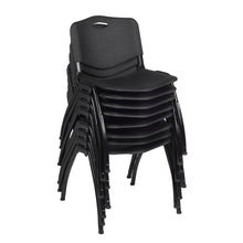 'M' Stack Chair (8 pack)- Black